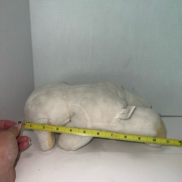 VINTAGE 1993 HAPPINESS AID TOY WELL MADE LAMB / SHEEP STUFFED ANIMAL PLUSH STAR - Picture 9 of 10